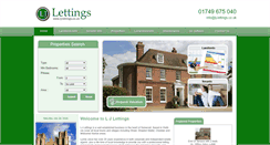 Desktop Screenshot of lj-lettings.co.uk