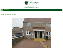 Tablet Screenshot of lj-lettings.co.uk